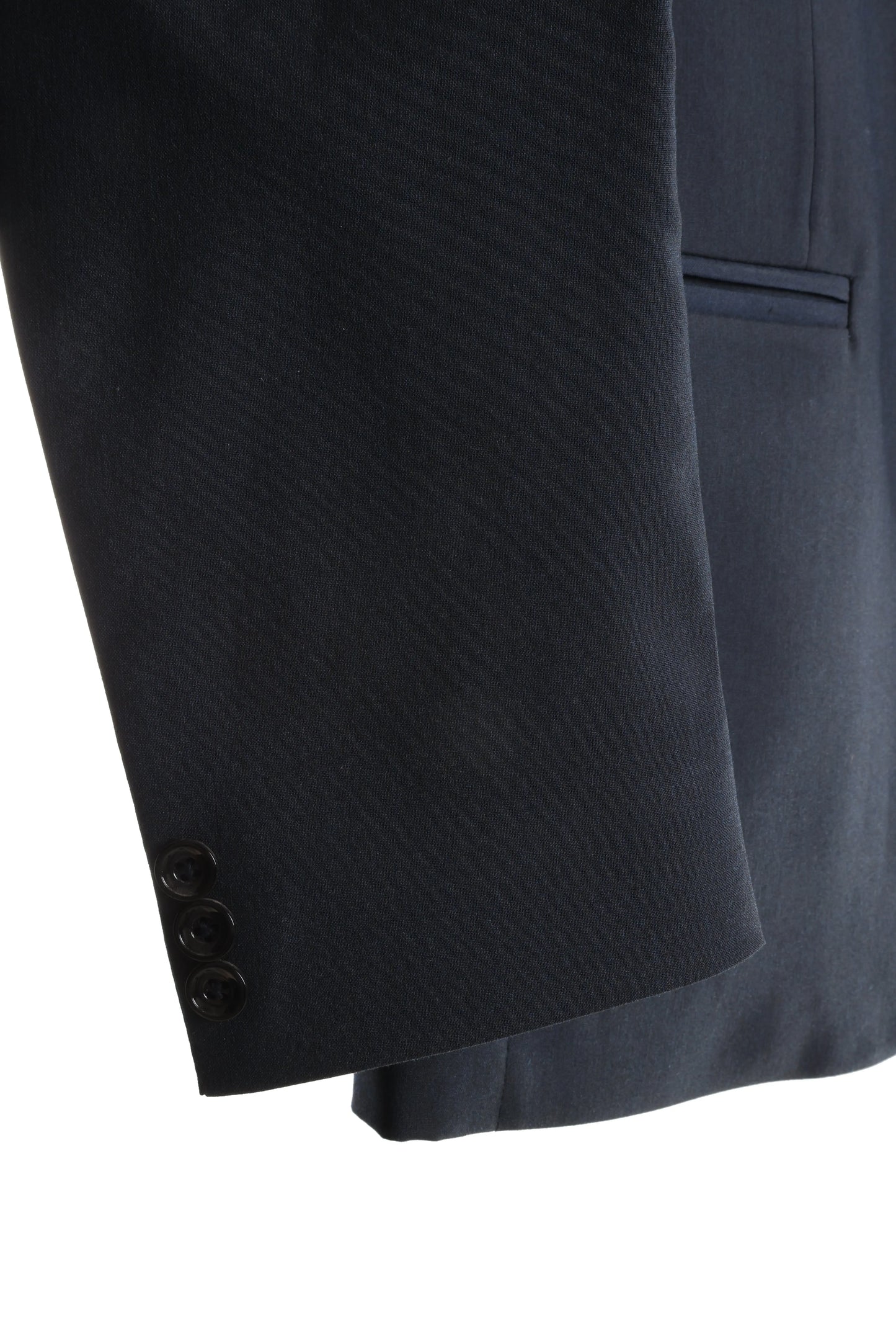 San Martin Formal Navy Blue Blazer for Men, Notched Lapel, Single Breasted